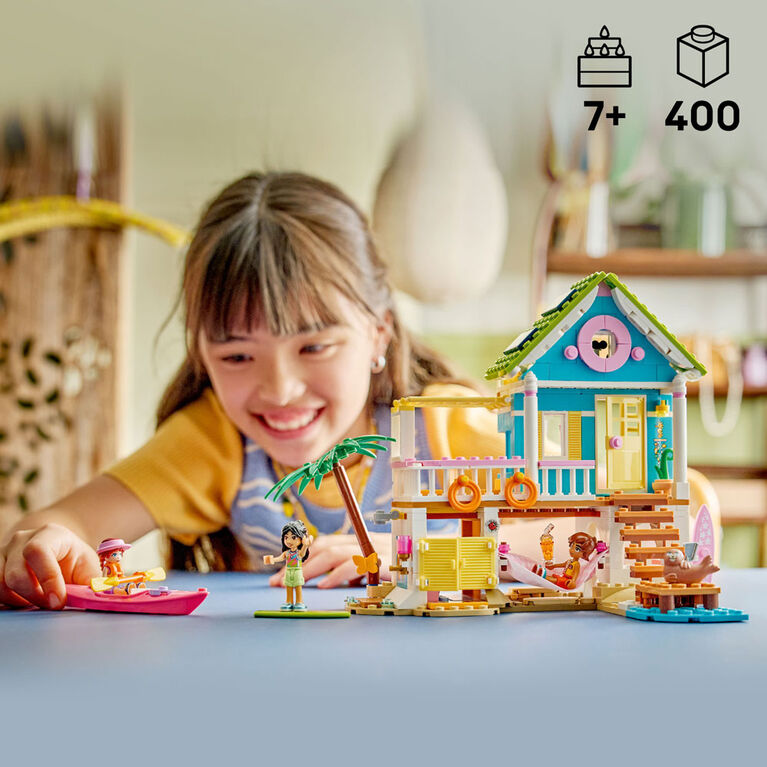 LEGO Friends La Maison sur la Plage et les Phoques - Ensemble de Construction avec 3 Minipoup&eacute;es et 2 Phoques - 42699