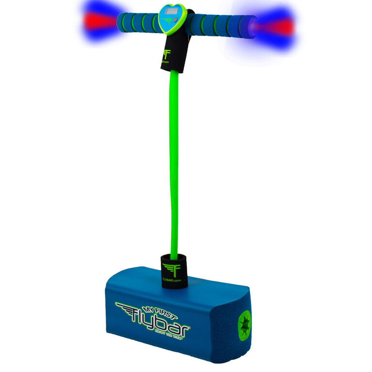 Flybar Mon Premier bâton de pogo en mousse (Bleu LED)