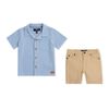 7 For All Mankind Ensemble De Shorts Cargo 2 Pièces Bleu, 12M