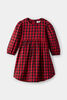 Robe Flanelle À Carreaux Rouge RISE Little Earthling