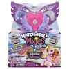 Hatchimals Pixies Riders, Wilder Wings Chic Claire Pixie and Zebrush Glider with 16 Wing Accessories