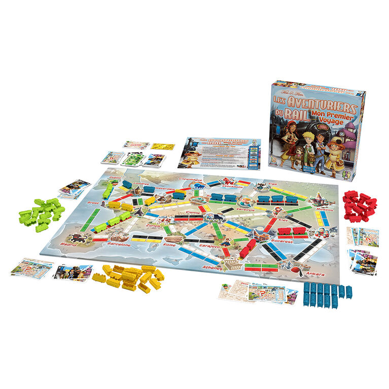 Days Of Wonder - Les Aventuriers Du Rail - Mon Premier Voyage - Europe - French Edition