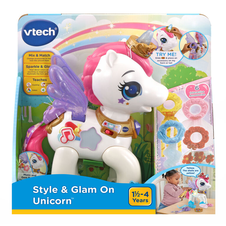 VTech Style and Glam On Unicorn - English Edition