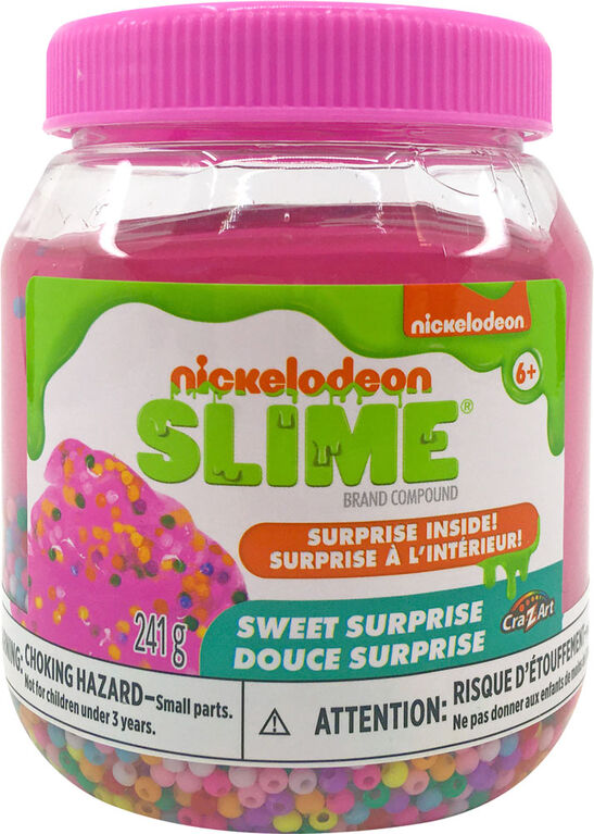Nickelodeon 7.5Oz Assortiment De Pots De Surprises Slime - L'assortiment peut varier
