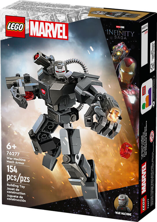 LEGO Marvel War Machine Mech Armor Building Toy, 76277