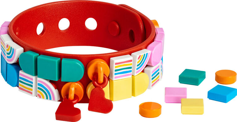 LEGO DOTS Rainbow Bracelet with Charms 41953 DIY Bracelet Kit (37 Pieces)