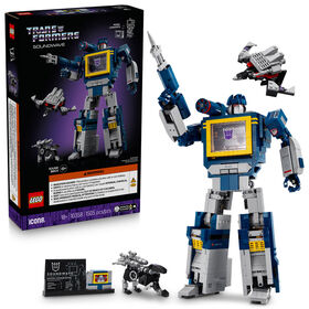 LEGO Icons Transformers: Soundwave Model Kit - Collectible Building Set for Adults, 18+ - 10358