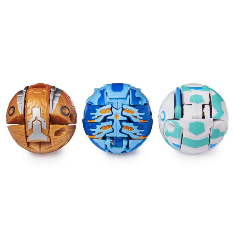 Bakugan Starter Pack 3-Pack, Hydranoid, Collectible Action Figures