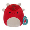 Squishmallows de 12,7 cm - Sergio le dino à armure rouge