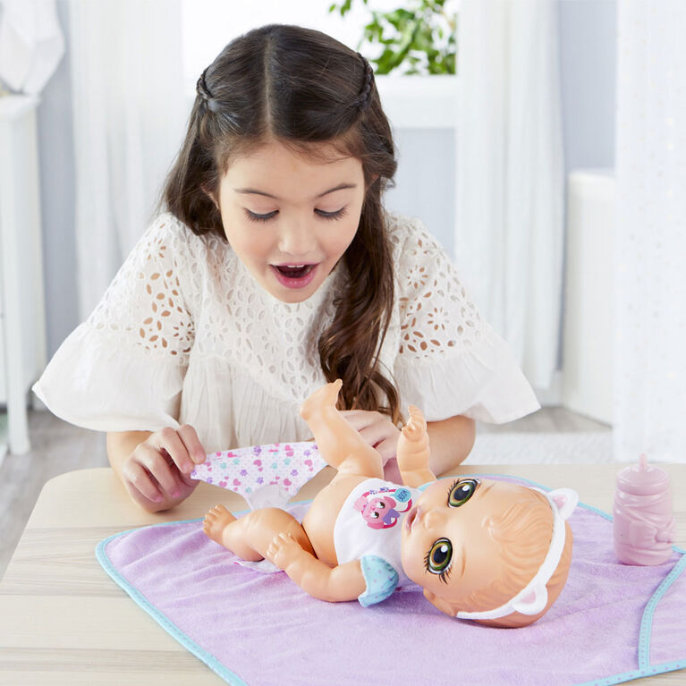 Baby Born Surprise Bathtub Surprise Purple Swaddle Kitty Ears Toys R