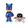 Ensemble de 2 Figurines des Pyjamasques du Héros contre le Méchant - Catboy et PJ Robot