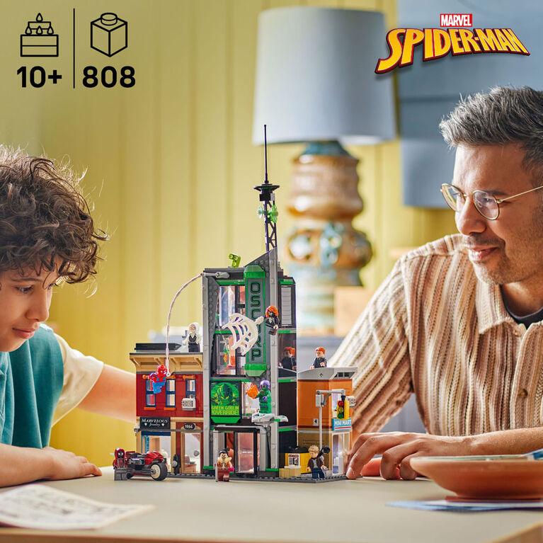 LEGO Marvel Spider-Man vs. Oscorp Pretend Play Building Toy for Kids, Boys & Girls, Ages 10+ - 76324