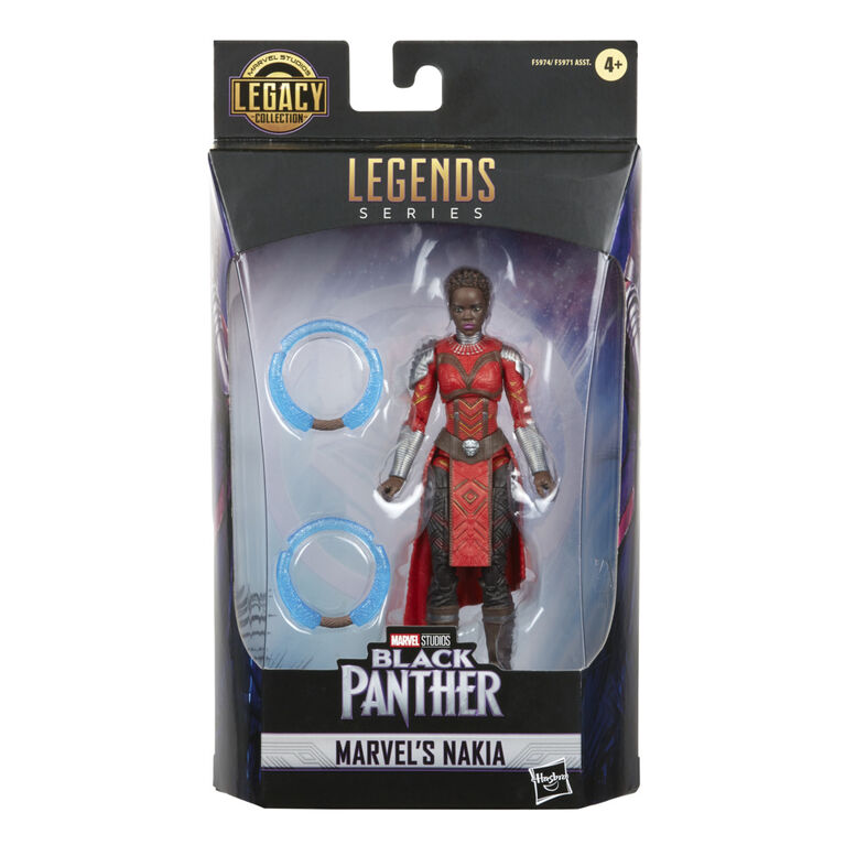 Marvel Legends Series Black Panther Legacy Collection Marvel's Nakia 6-inch Action Figure Collectible Toy, 2 Accessories