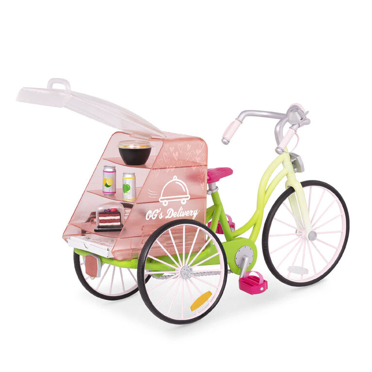 Our Generation - Food Delivery Bicycle For 18  Doll