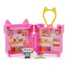 Gabby's Dollhouse, Mini Clip-On Playset with  Baby Box Cat Toy Figure and Dollhouse Accessories