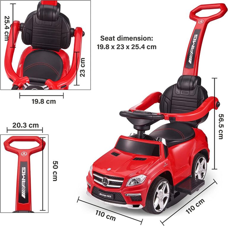 Joli Jeux de conduite gamme Koweït Voiture pour enfants Mercedes Benz  GLE63S Plastique Rouge