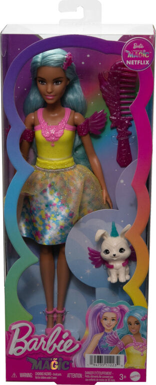 Barbie - Barbie: A Touch of Magic- Poupée Teresa, tenue, animal