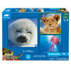 3 Puzzles - Seal Pup. Lion Cub. Jellyfish