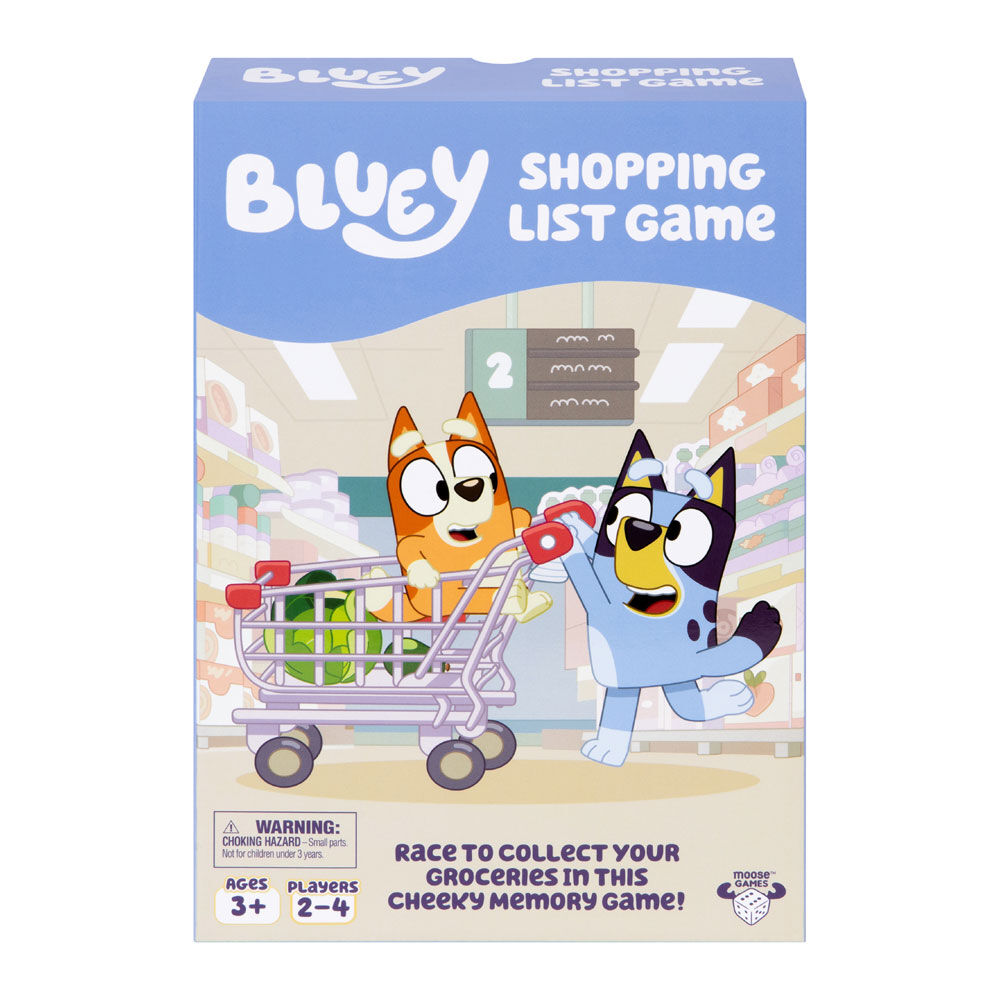 Orchard Toys Bluey Shopping List Game, Fun Memory Game - English Edition