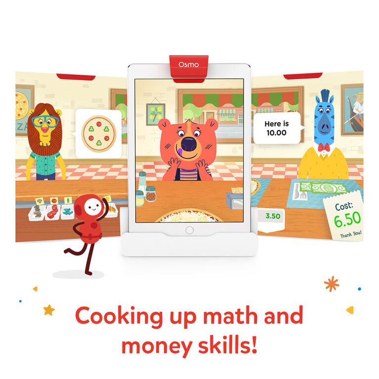 Osmo - Pizza Co. Communication & Maths - Jeu d'apprentissage (Une base Osmo est nécessaire pour jouer)