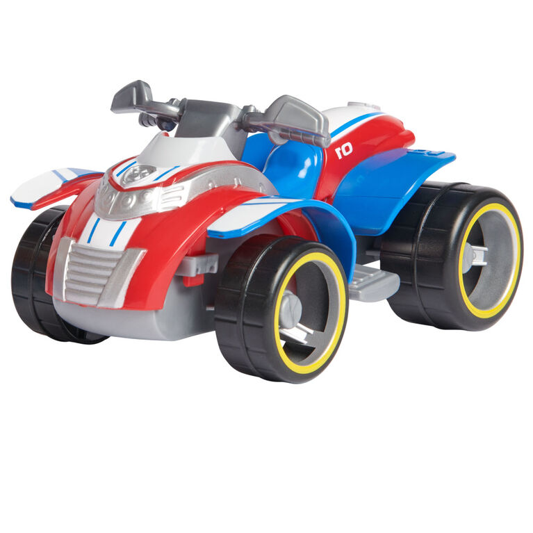 PAW Patrol, Ryder's Rescue ATV, Toy Vehicle with Collectible Action Figure,  Sustainably Minded Kids Toys
