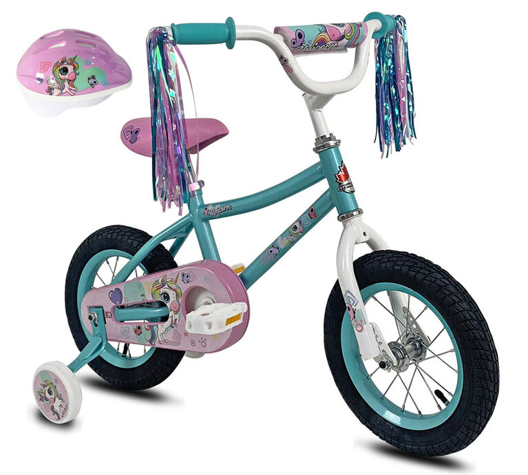 Stoneridge Unicorn Bike with Helmet - 12 inch - R Exclusive