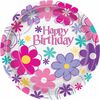 Birthday Blossoms Assiettes 7po, 8un - Édition anglaise