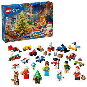 LEGO City Le Calendrier de l'Avent 2025, Compte à Rebours Jusqu'à Noël pour les Enfants de 5 Ans et Plus 60475