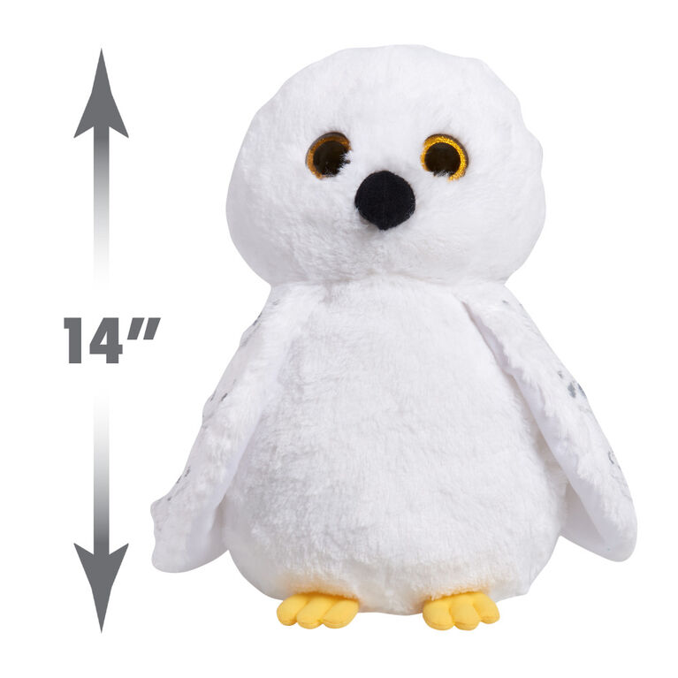 Harry Potter Collector Hedwig Plush Stuffed Owl Toy, White, Snowy Owl - R Exclusive