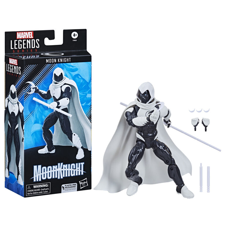 Hasbro Marvel Legends Series Moon Knight, Marvel Comics, Marvel Legends Action Figures, 6 Inch