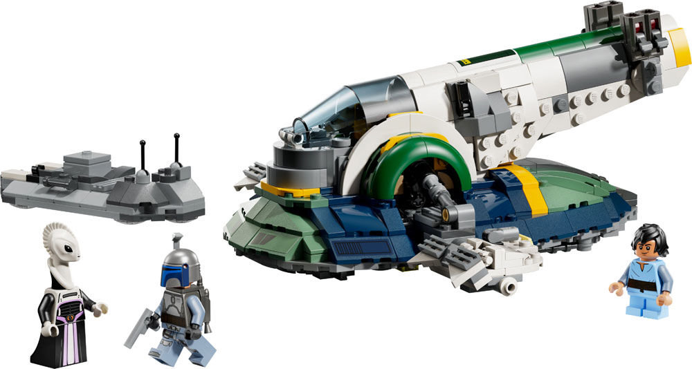 LEGO Star Wars: Attack of the Clones Jango Fett's Starship Building Toy for Kids, Ages 9+ - 75433