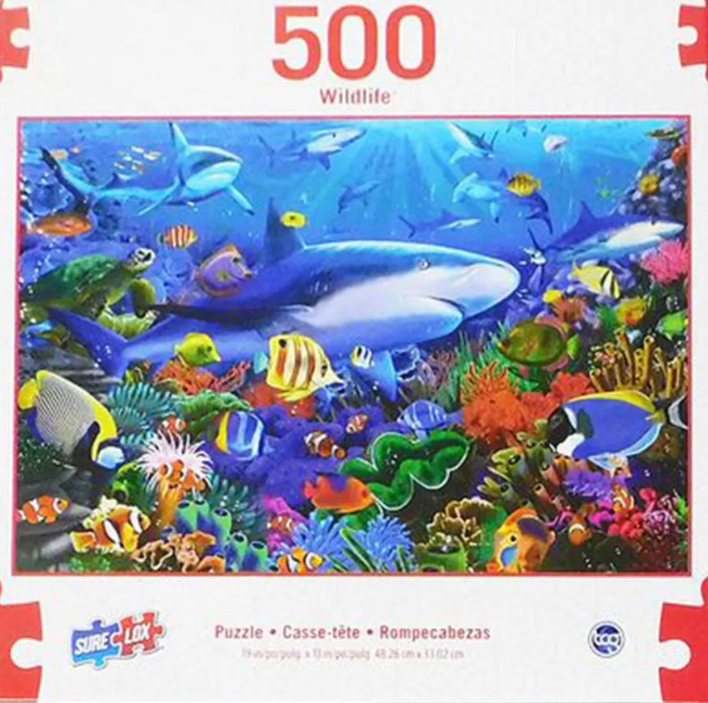 Sure-Lox - Shark Reef - 500 Piece Jigsaw Puzzle