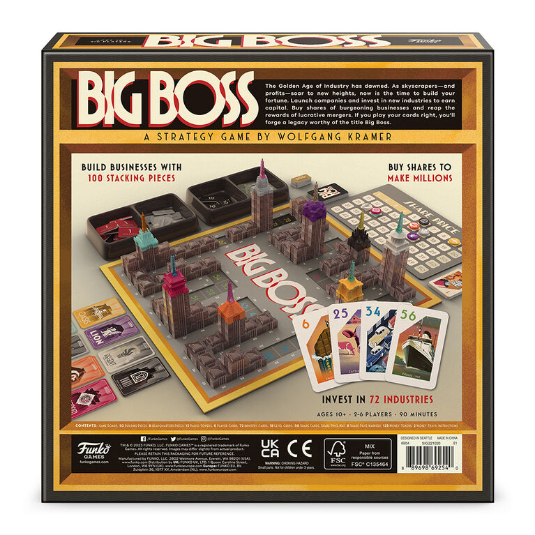 Funko Games BIG BOSS Board Game - English Edition