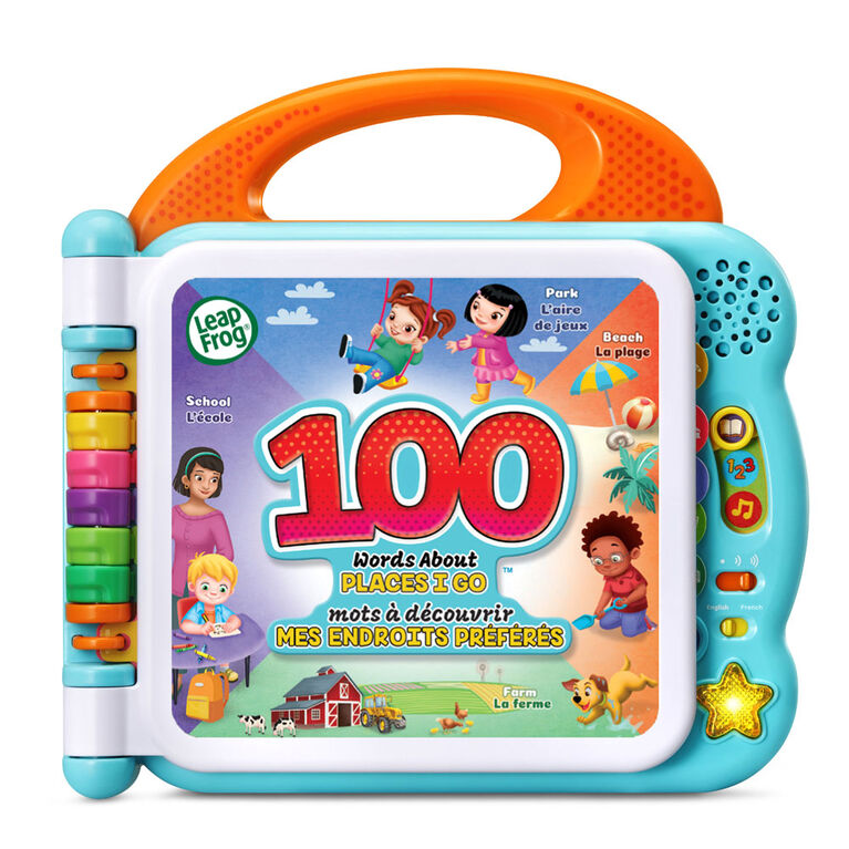 LeapFrog 100 mots à découvrir, mes endroits préférés - Bilingue - Édition Anglaise/Française