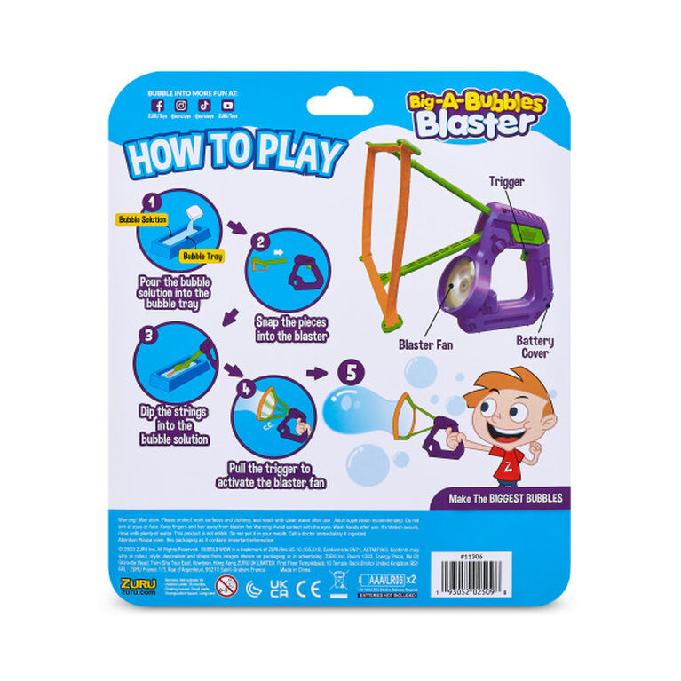 Bubble Wow Big A Bubbles Blaster by ZURU