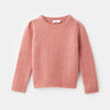 pretty pointelle sweater, size 5-6y - Pink