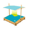 Wooden Sandpit with Canopy