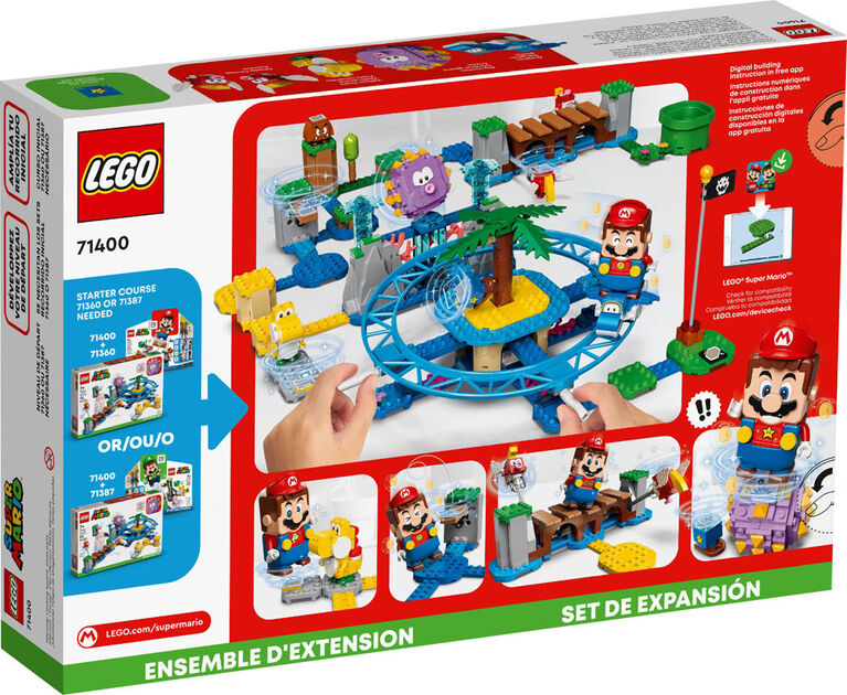 LEGO Super Mario Big Urchin Beach Ride Expansion Set 71400 Building Kit (536 Pcs)