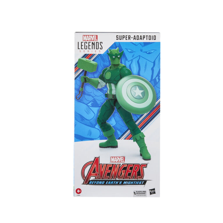 Hasbro Marvel Legends Series, figurine de collection de 30 cm Super-Adaptoid, Avengers 60e anniversaire, échelle 15 cm