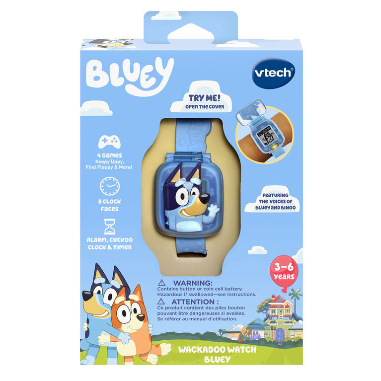 VTech Bluey Wackadoo Watch - Bluey - English Edition