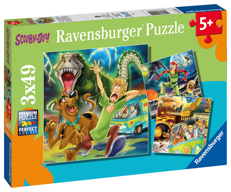 Ravensburger Scooby Doo: Three Night Fright 49-Piece Jigsaw Puzzle (3 Pack)