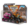 Monster Jam, Official Monster Mutt Poodle Vs. Scooby Doo Die-Cast Monster Trucks, 1:64 Scale