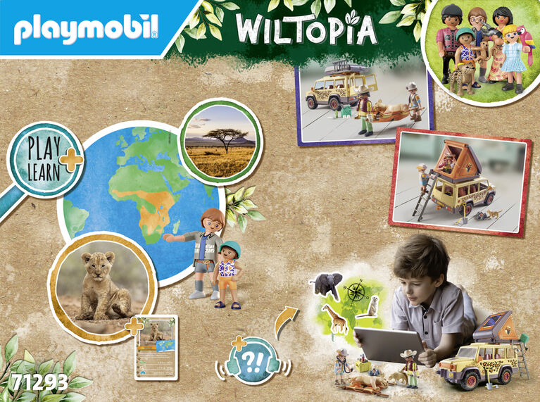 Playmobil - WILTOPIA - Cross-Country Vehicle with Lions