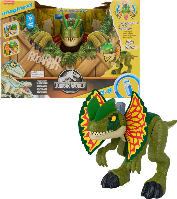 Imaginext Jurassic World Attack Mode Dilophosaurus