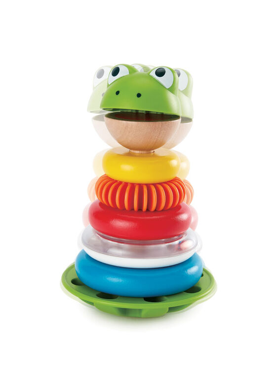 Hape Mr.Frog Stacking Rings - English Edition