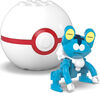 MEGA Pokémon Froakie Building Toy Kit, Poseable Action Figure (29 Pieces) for Kids