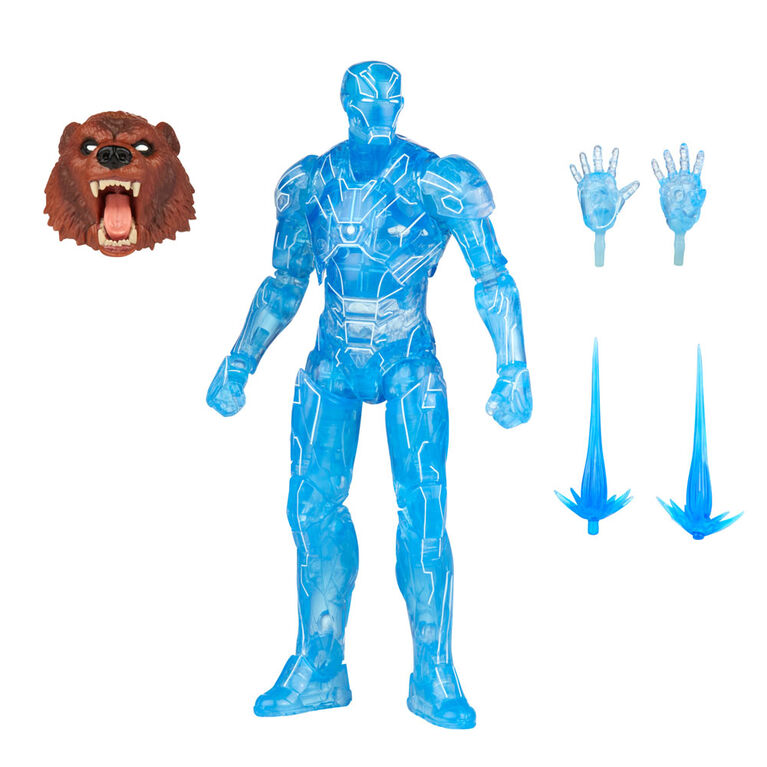 Hasbro Marvel Legends Series Hologram Iron Man Action Figure Build-a-Figure