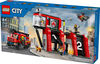 Ensemble de jeu LEGO City La caserne et le camion de pompiers 60414