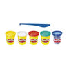 Play-Doh Célébration saphir, 5 pots avec couleurs bleu saphir pailleté, vert, rouge, blanc et jaune