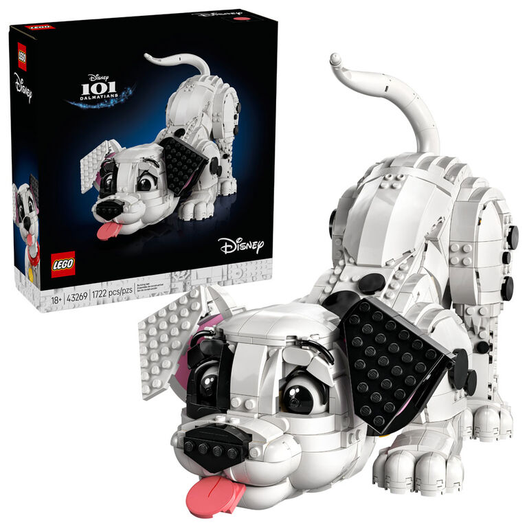 LEGO Disney Chiot des 101 Dalmatiens, Idée-Cadeau Nostalgique pour les Amateurs Adultes d'Objets de Collection 43269